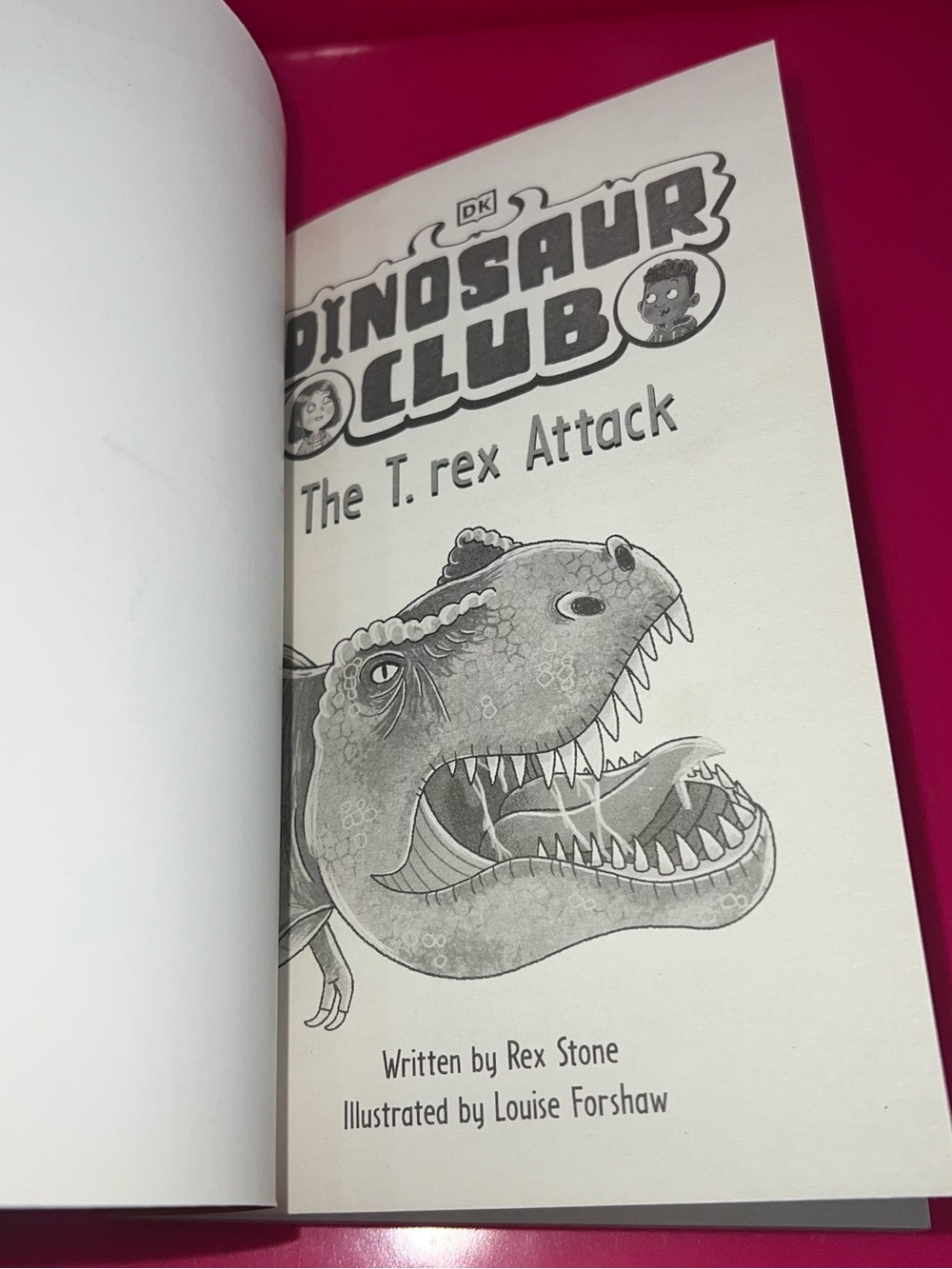 Dinosaur Club: The T. rex Attack - Orange & Green Kids Book - Picture 3 of 4